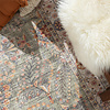 Tapis d'Extérieur Vintage - Santo Flora Vert Olive - thumbnail 3