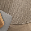 Tapis en laine rond - Bliss Beige/Marron - thumbnail 3