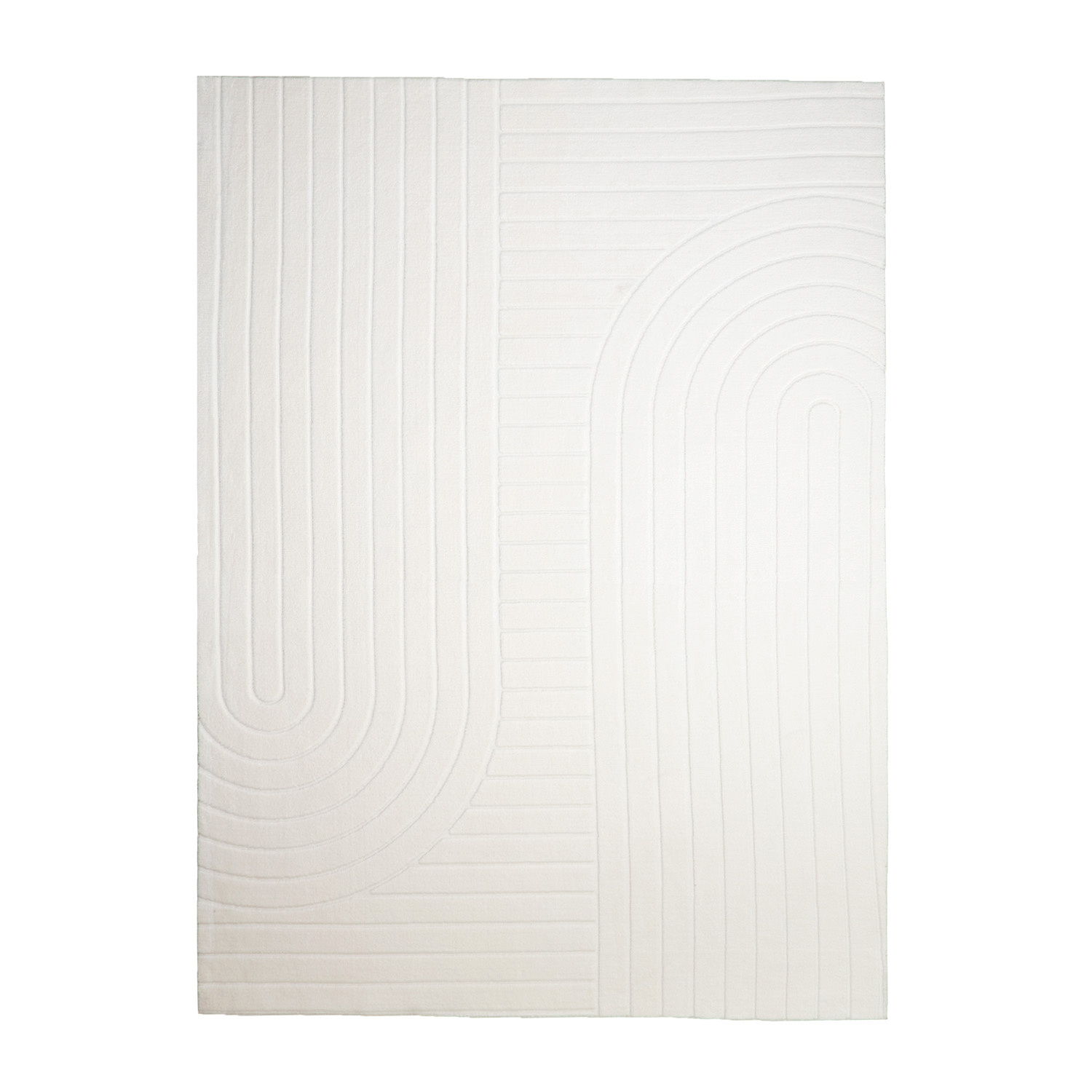 Tapis moderne intérieur et extérieur - Charm Arches Blanc - sfeer