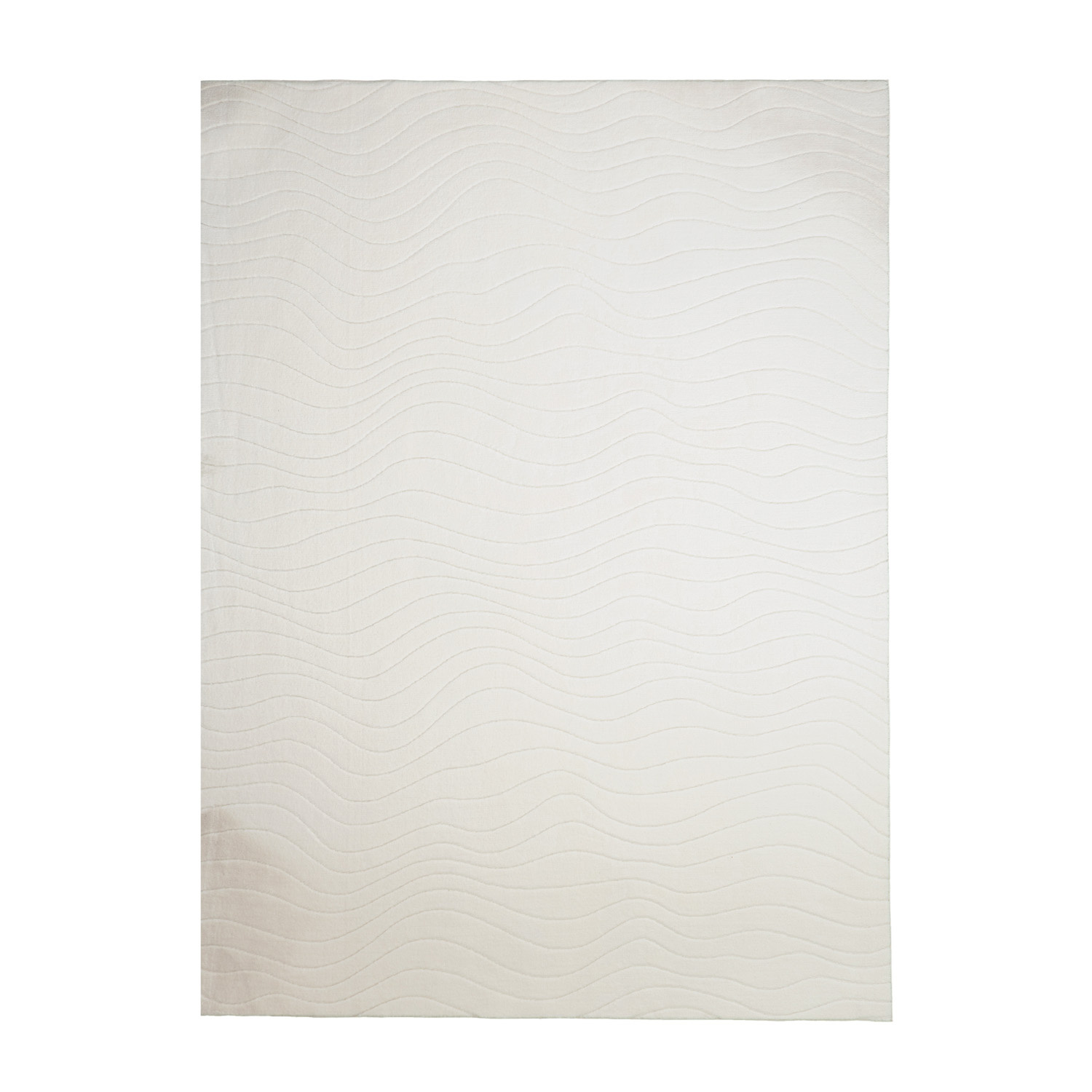 Tapis moderne intérieur et extérieur - Charm Waves Blanc - sfeer