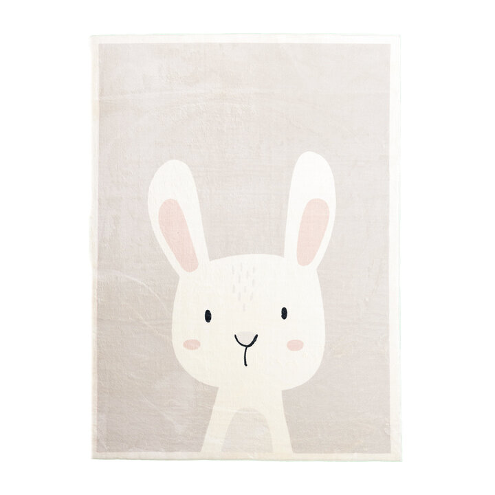 Tapis pour enfants lavable - Simba Bunny Blanc