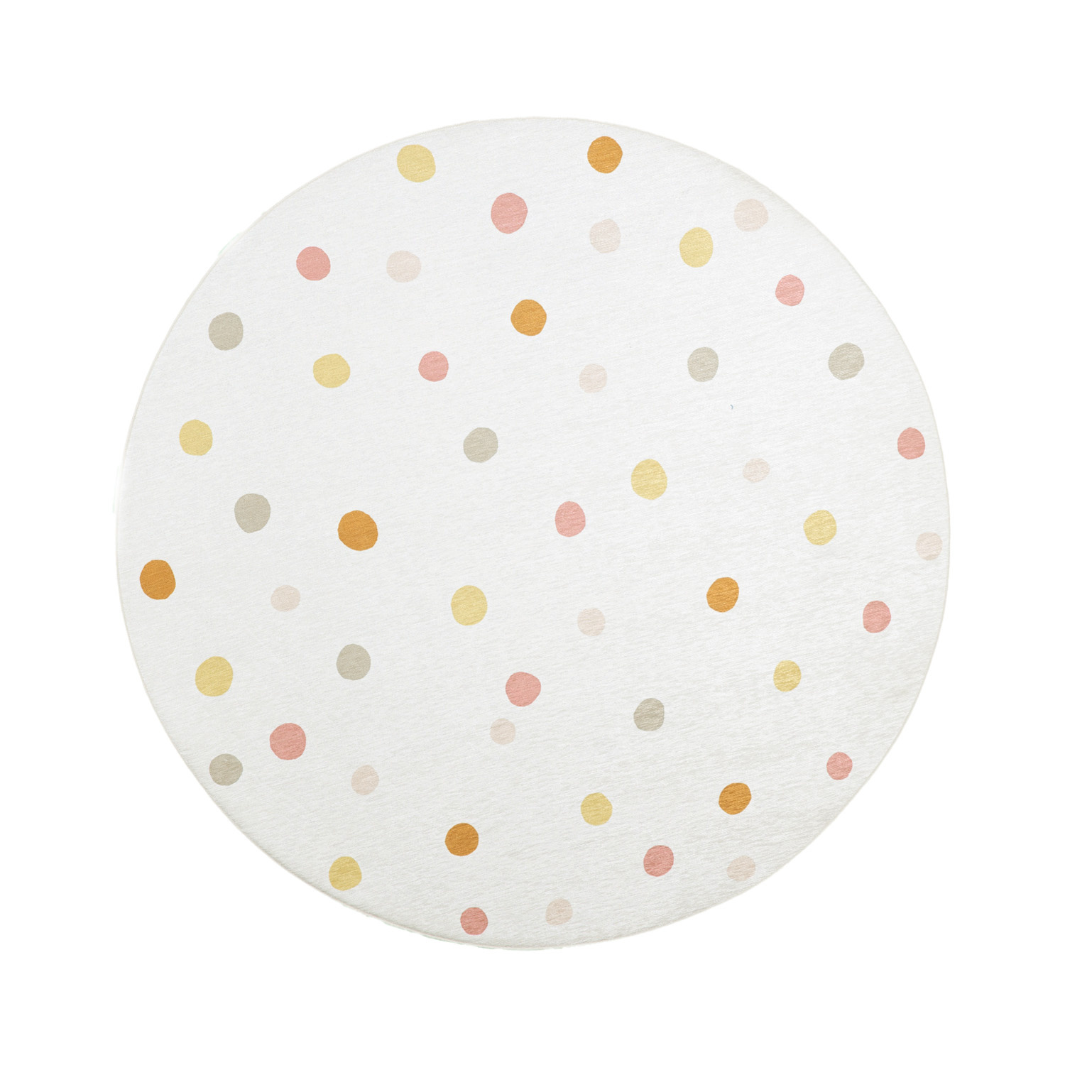 Tapis rond rétro - Evi Confetti Multicolore - sfeer