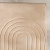 Tapis d'extérieur rond à fleurs - Cassie Arches Beige - thumbnail 3