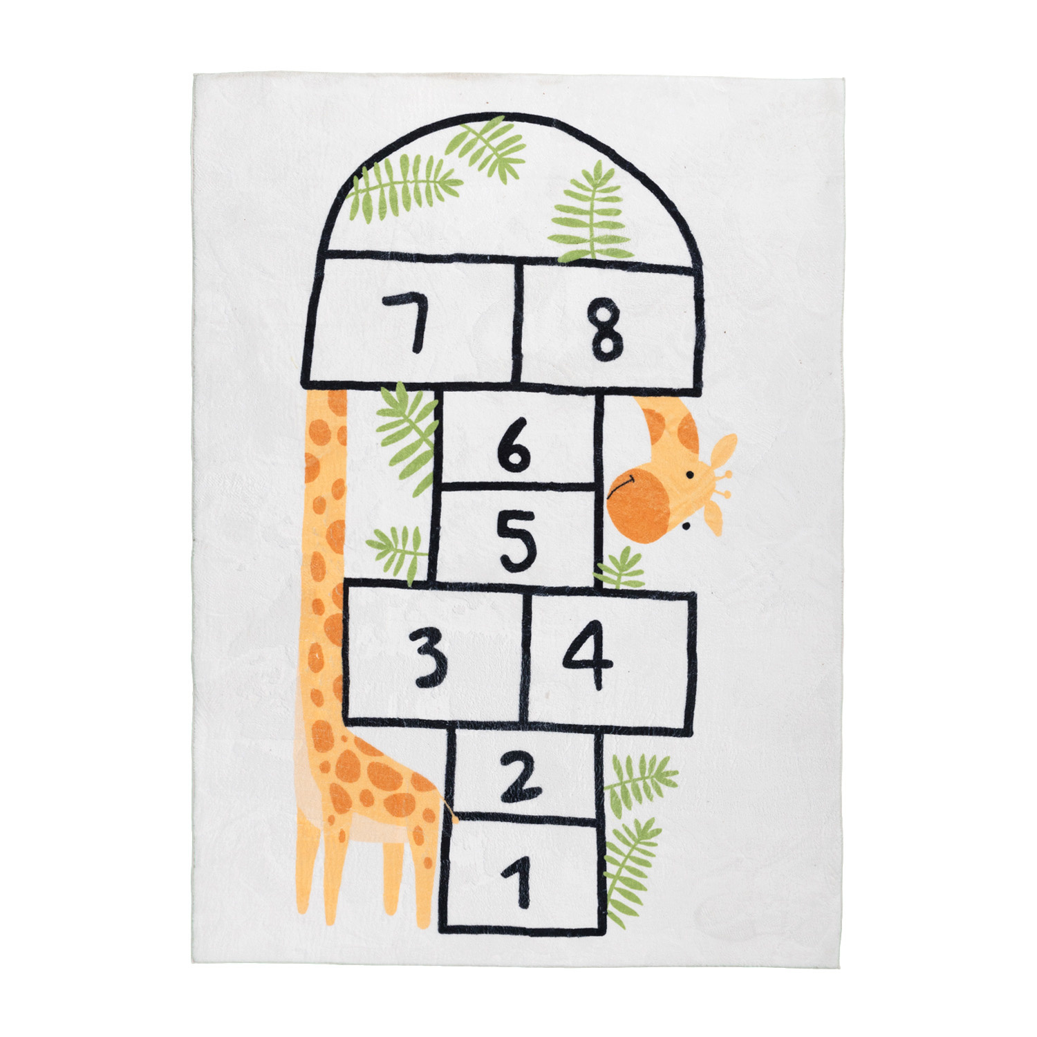 Tapis d'extérieur à fleurs - Ruby Giraffe Crème - sfeer