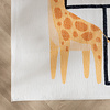 Tapis d'extérieur à fleurs - Ruby Giraffe Crème - thumbnail 4