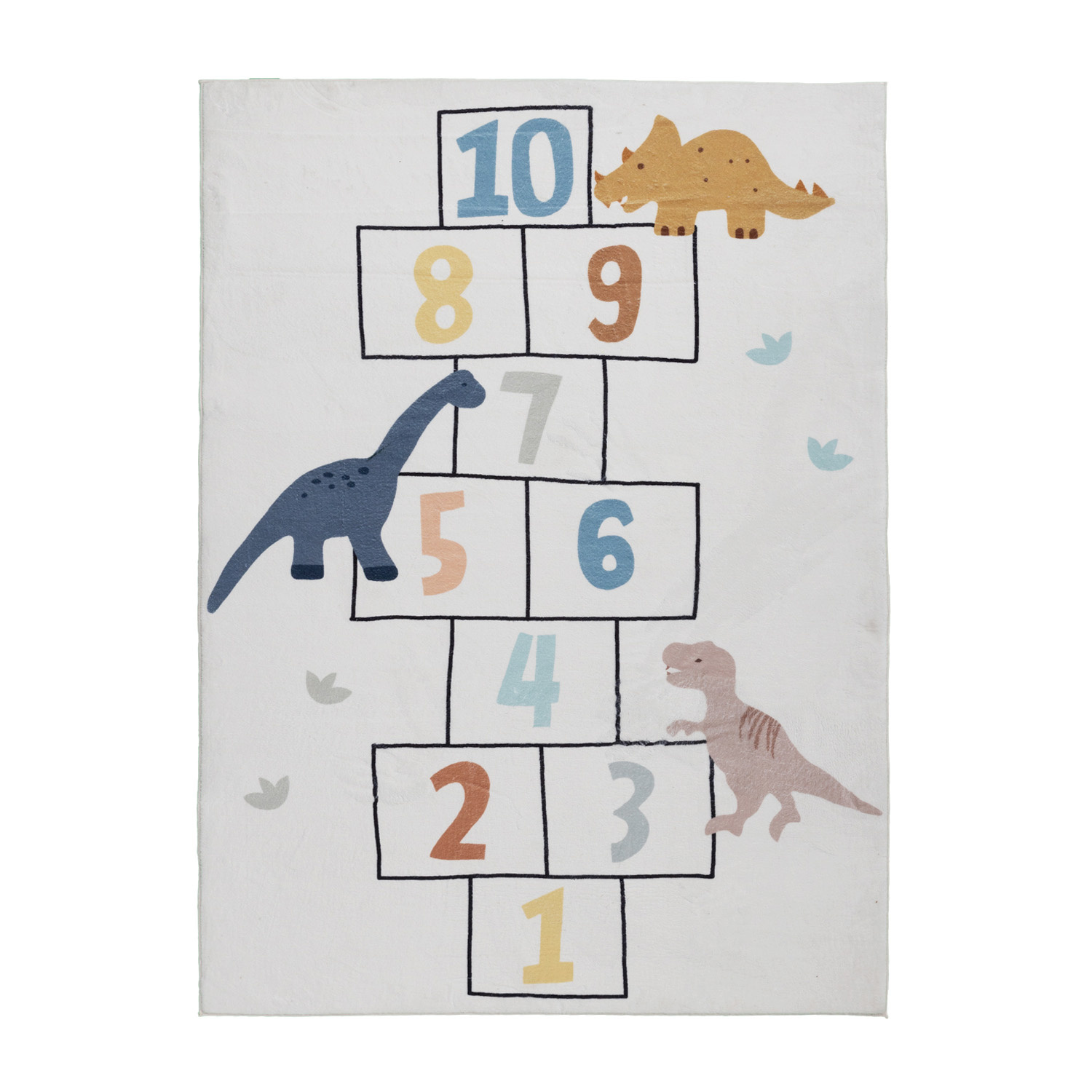 Tapis d'extérieur à fleurs - Ruby Dino Crème - sfeer