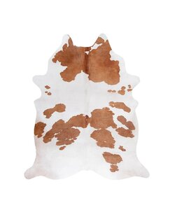 Tapis Peau de vache - Bovine Marron/Blanc