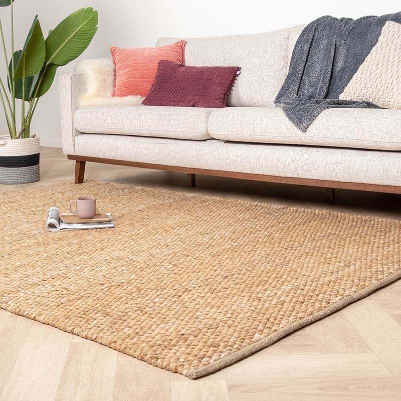 Tapis en laine - Brilliant Jaune Ocre