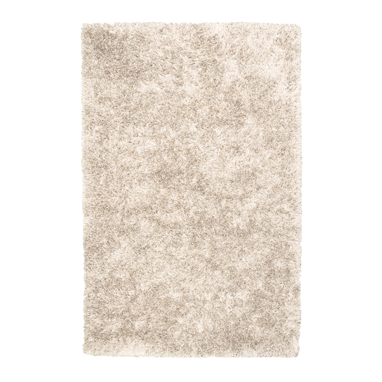 Tapis shaggy rond - Grace Blanc - sfeer