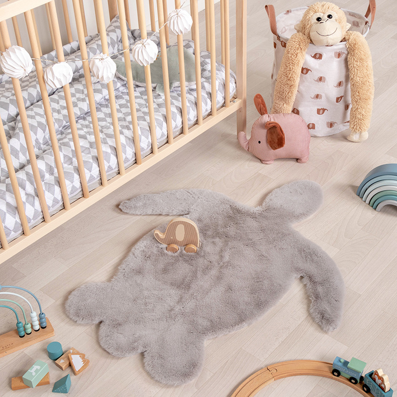 Tapis pour enfants - Huggy Schildpad Gris