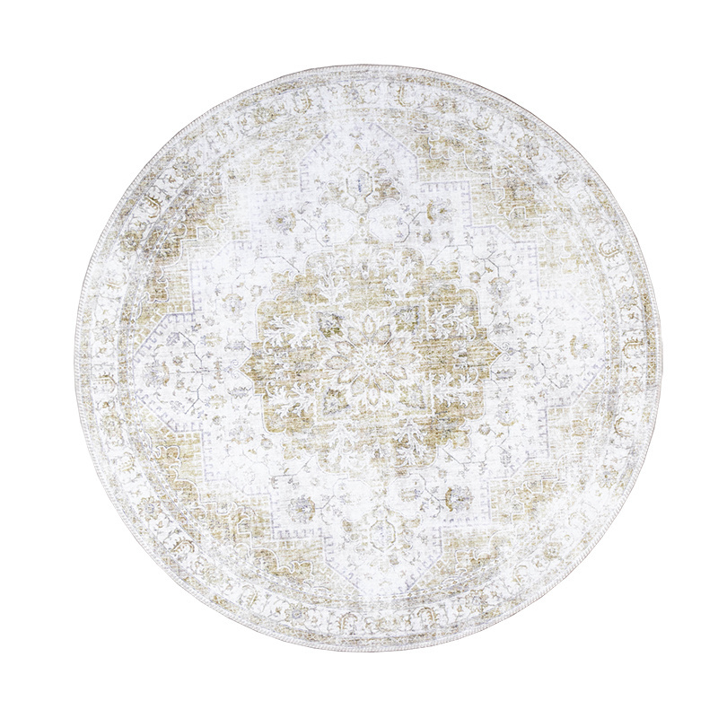 Tapis vintage rond - Lago Vert - sfeer