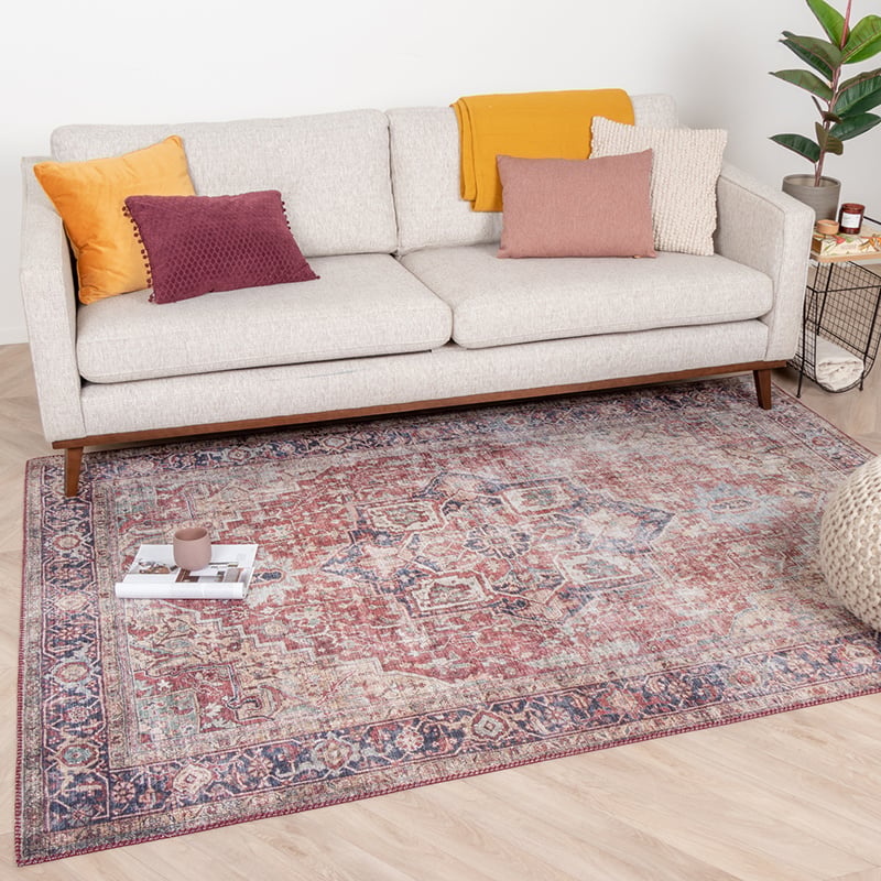 Tapis vintage - Lugan Rouge