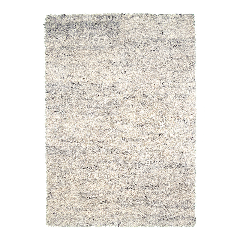 Tapis en laine à poils longs - Royal Crème/Gris Mélangé - sfeer