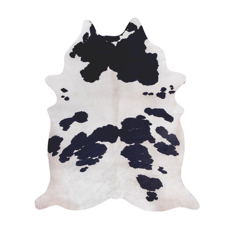 Tapis Peau de vache - Bovine Noir/Blanc - sfeer