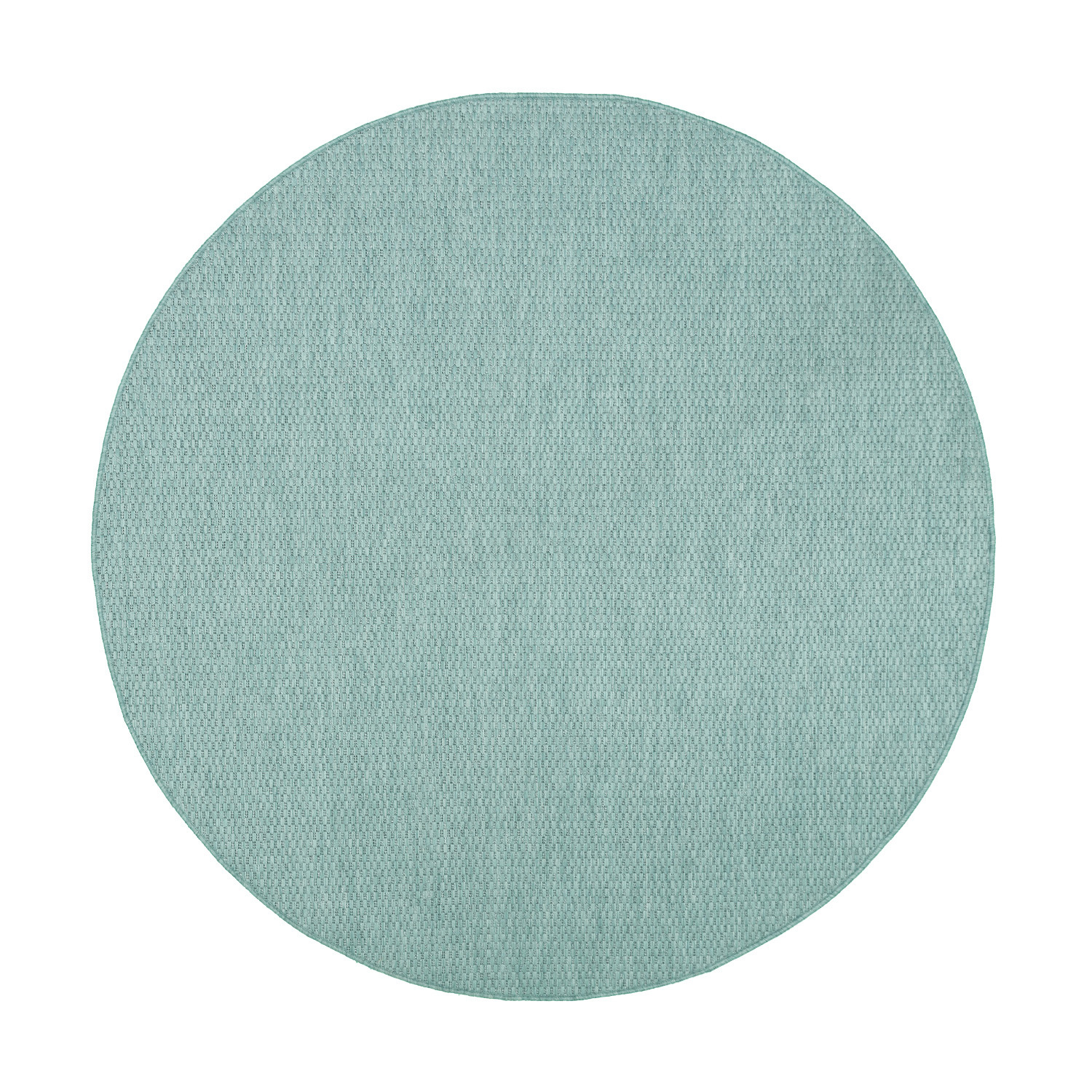 Tapis d'extérieur rond - Costa Turquoise - sfeer