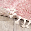 Tapis rond à poils longs - Lofty Fringe Rose - thumbnail 6
