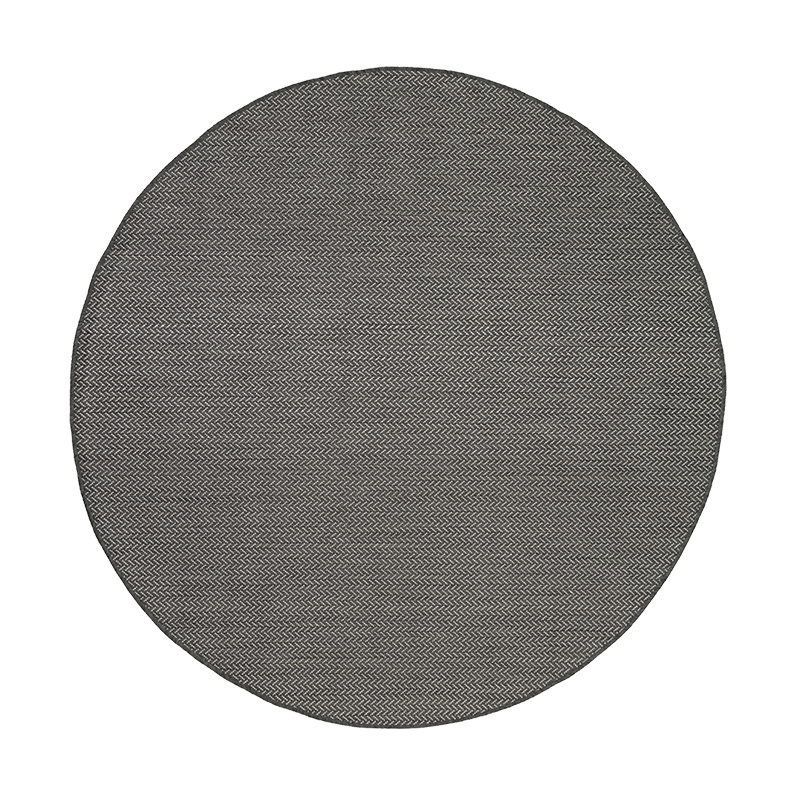 Tapis d'extérieur rond - Malta Arrow Noir - sfeer