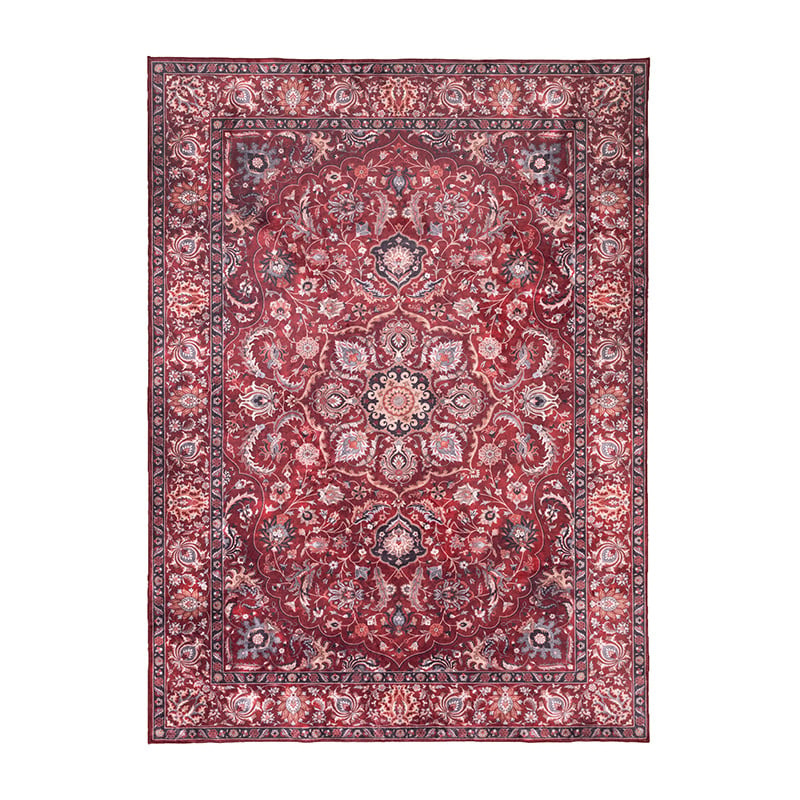 Tapis vintage - Imagine Medaillon Rouge - sfeer