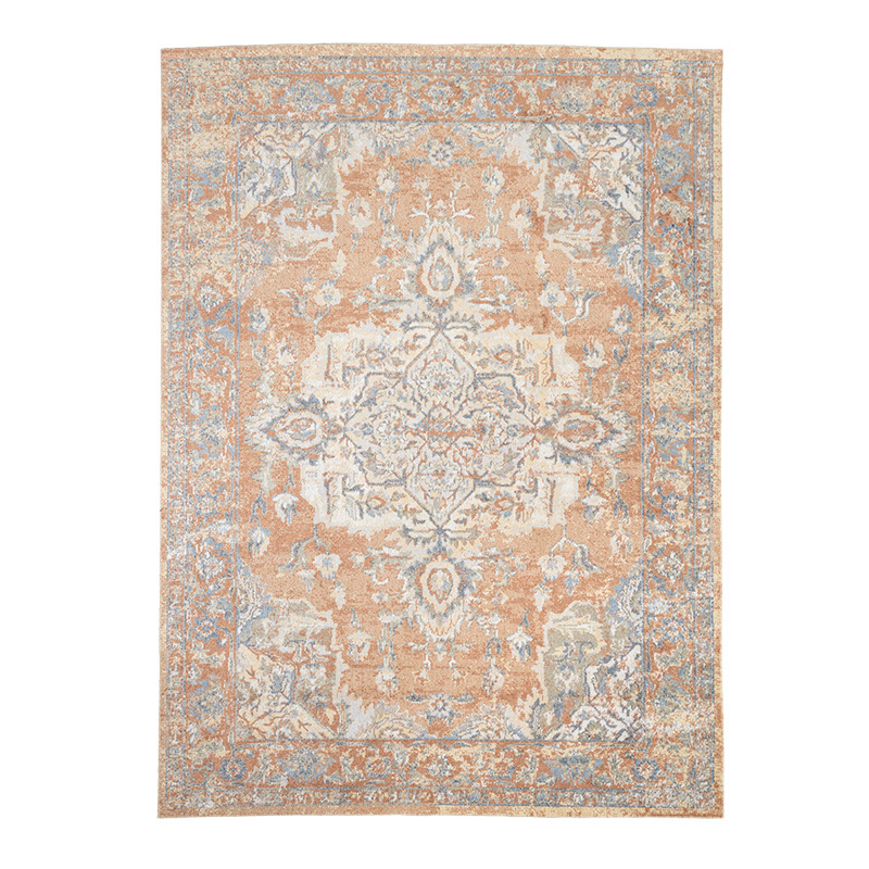 Tapis lavable - Nova Medaillon Terracotta - sfeer