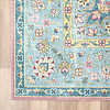 Tapis vintage - Lily Medaillon Bleu Clair - thumbnail 6