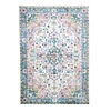 Tapis vintage - Lily Oriental Bleu/Rose - thumbnail 1