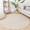 Tapis rond en laine - Twist Beige - thumbnail