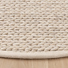 Tapis rond en laine - Twist Beige - thumbnail 4
