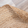 Tapis en jute - Fair Rond Naturel - thumbnail 6
