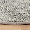 Tapis rond en laine - Twist Vert - thumbnail 4