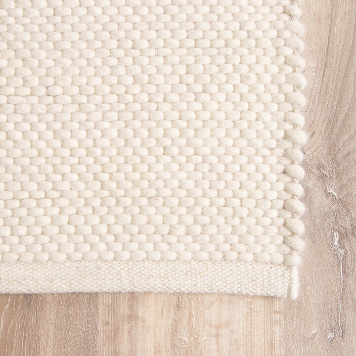 Tapis en laine - Feline Blanc