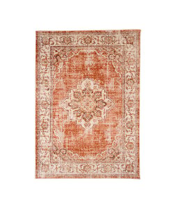 Tapis vintage - Spring Medaillon Terra/Crème