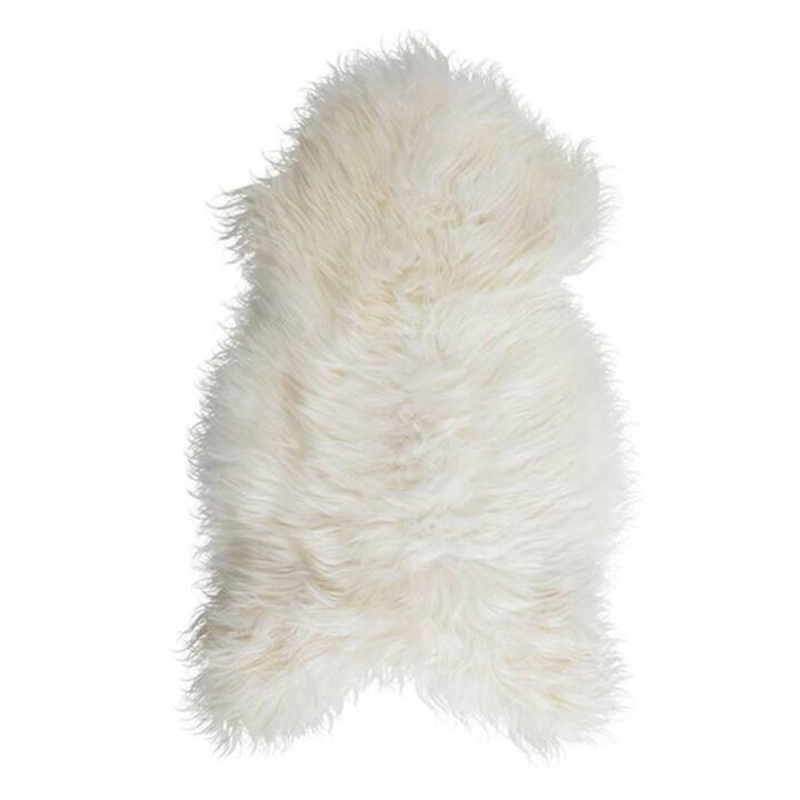 Peau de mouton blanche 90 cm - Tapis