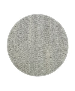 Tapis rond en laine - Twist Gris