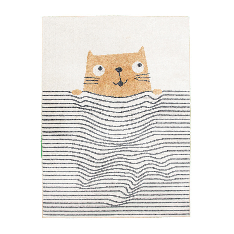 Tapis pour enfants lavable - Ravi Cat Multicolore - sfeer