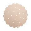 Tapis rond en jute pour l'extérieur - Cloudy Stippen Beige - thumbnail 1