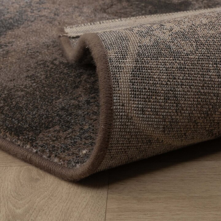 Tapis d'extérieur Kelim - Raphael Marron Foncé