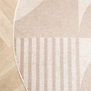 Tapis rétro intérieur et extérieur - Aurora Circles Beige - thumbnail 4