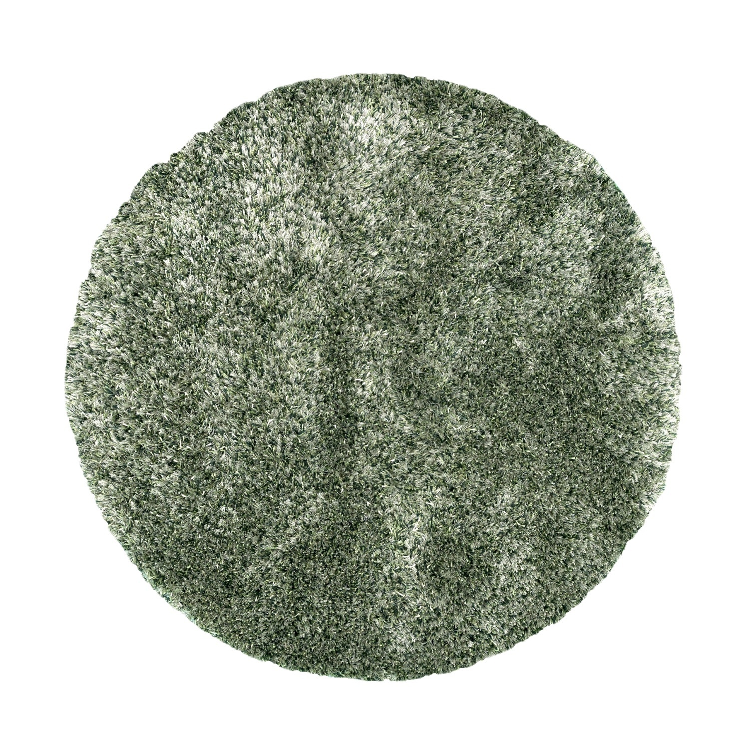 Tapis shaggy ovale - Grace Vert - sfeer