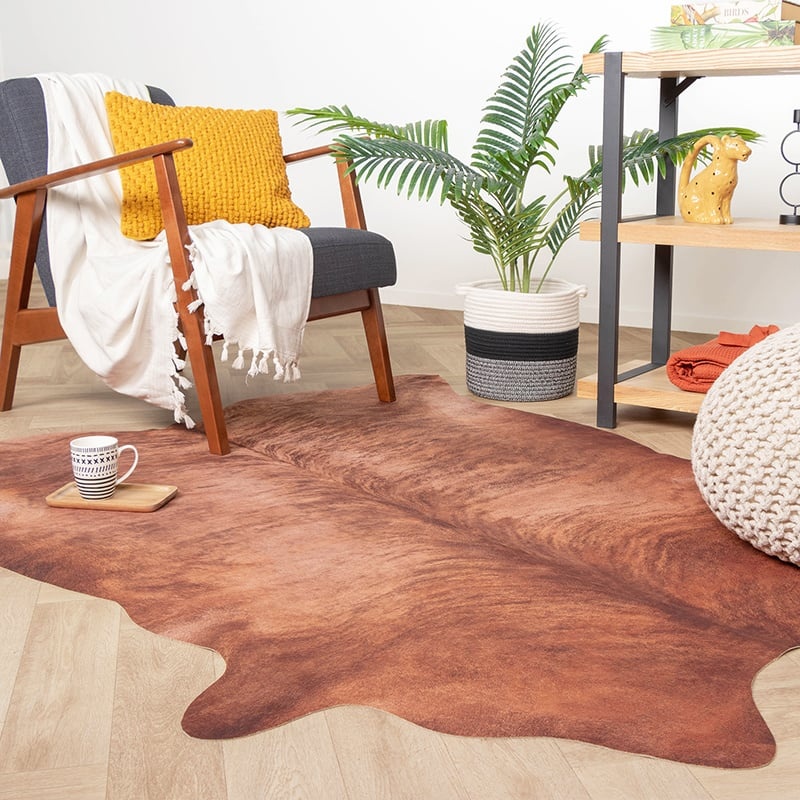 Tapis Peau de vache - Bovine Marron