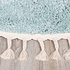 Tapis rond à poils longs - Lofty Fringe Bleu Clair - thumbnail 5