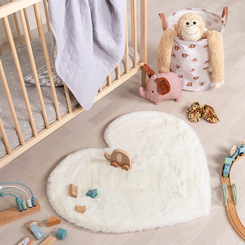 Tapis pour enfants - Huggy Hart Blanc