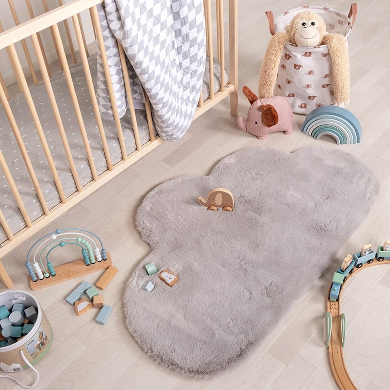 Tapis pour enfants - Huggy Wolk Gris