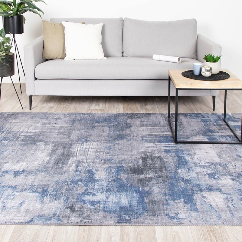Tapis moderne - Strength Bleu