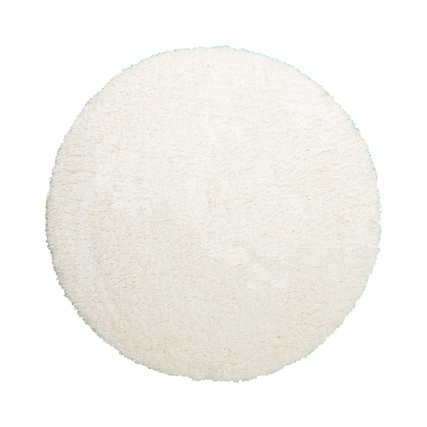 Tapis shaggy ovale - Blaze Blanc - sfeer