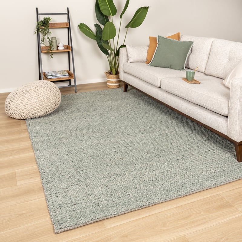 Tapis en laine - Twist Vert