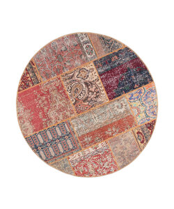 Tapis patchwork - Moods Rond Rustic Rustique