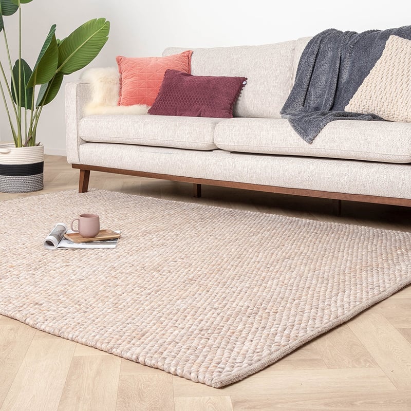 Tapis en laine - Brilliant Beige/Sable