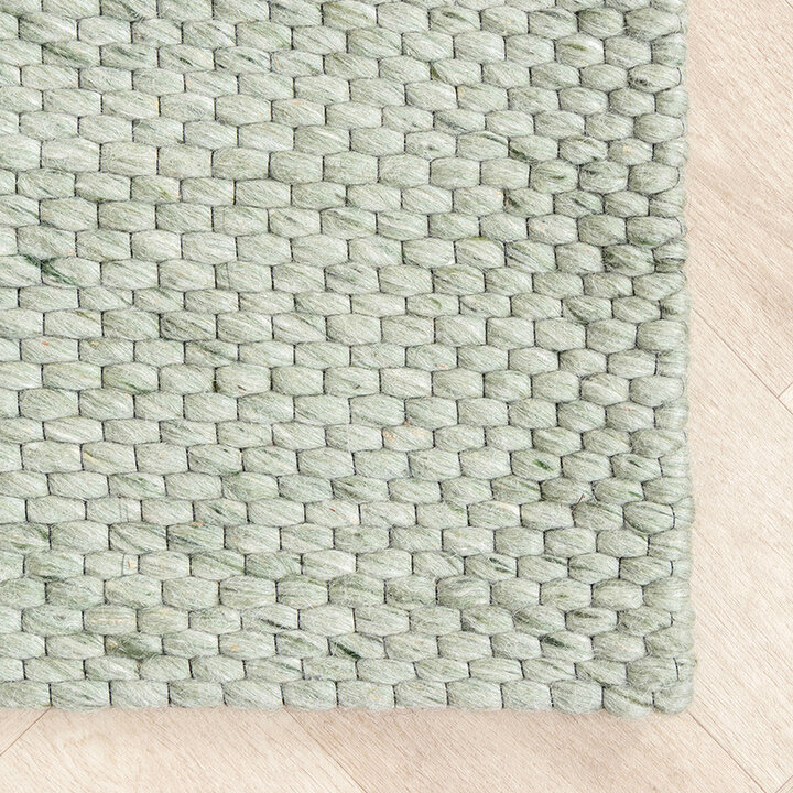 Tapis en laine - Melange Menthe