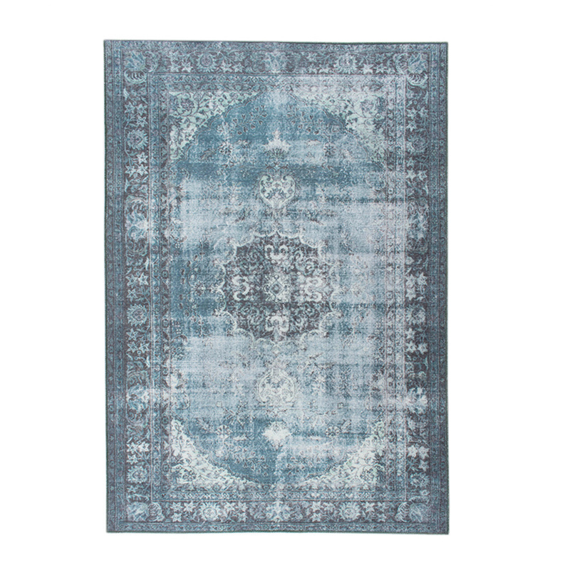 Tapis vintage - Estate Medaillon Bleu/Vert - sfeer