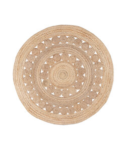 Tapis en jute - Fair Rond soleil Naturel